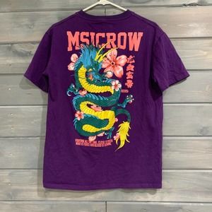 Purple south korean tee y2k
